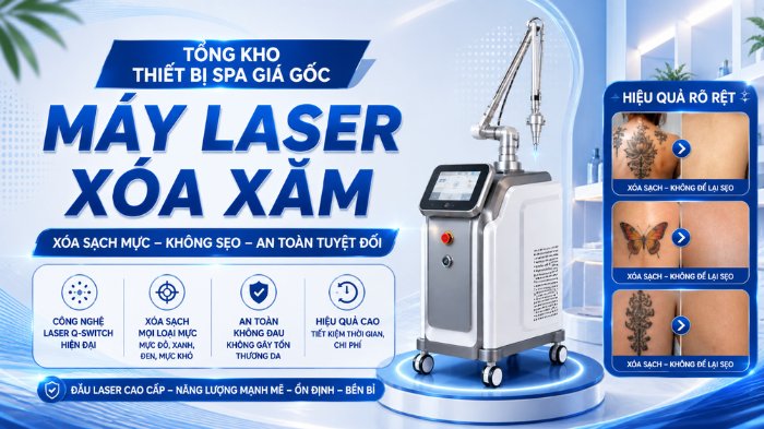 Banner Máy Laser xóa xăm