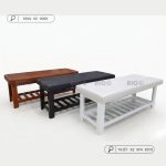 Giường Spa Chân Gỗ Sồi Cao Cấp Dùng Cho Massage Body, Nối Mi, Phun Xăm Thẩm Mỹ